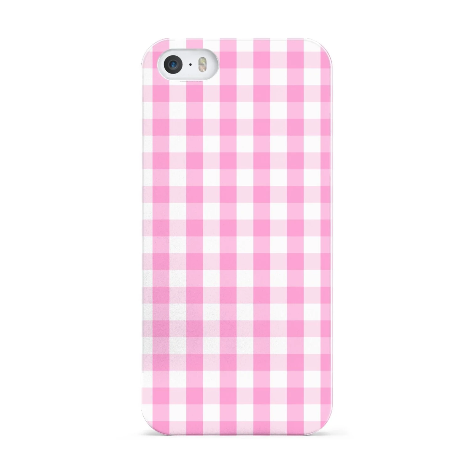 Pink Gingham Check IPhone Case 3 Pink Gingham Check IPhone Case - Image 3