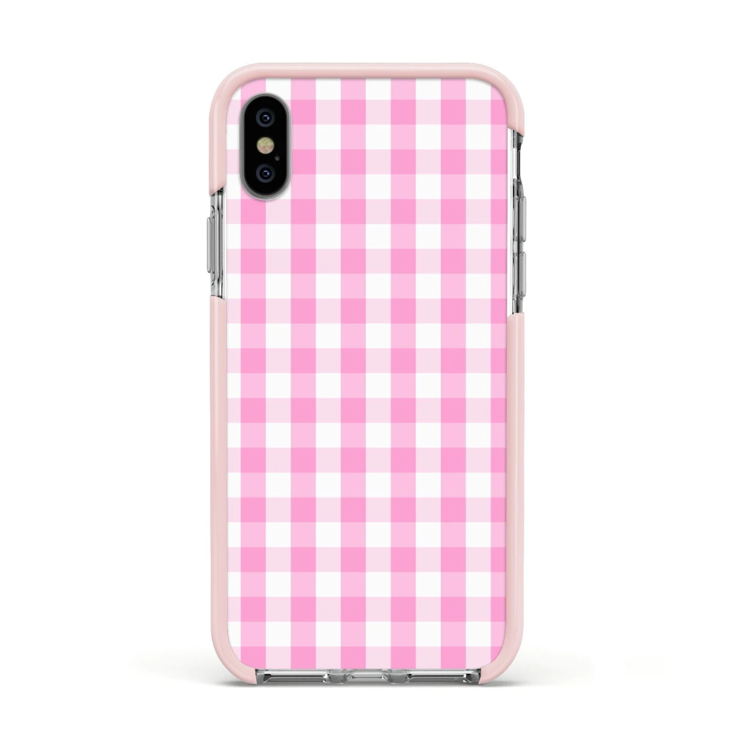 Pink Gingham Check IPhone Case 16 Pink Gingham Check IPhone Case - Image 16