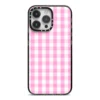 Pink Gingham Check IPhone Case