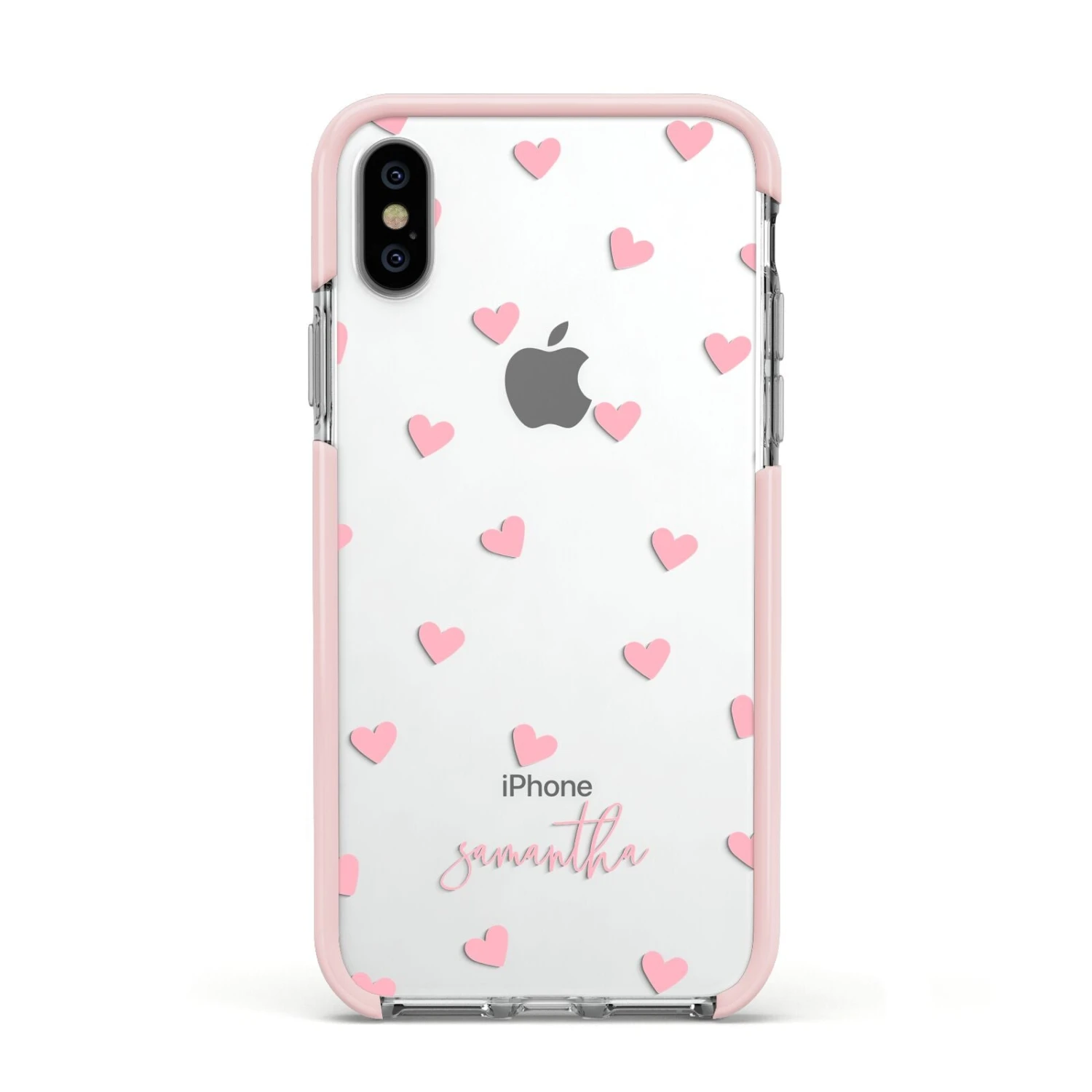 Pink Hearts With Custom Name IPhone Case 19 Pink Hearts With Custom Name IPhone Case - Image 19
