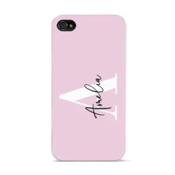 Pink Personalised Initial Name IPhone Case -CaseCraze Store Pink Personalised Initial Name Apple iPhone 4s Case
