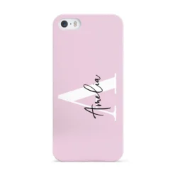 Pink Personalised Initial Name IPhone Case -CaseCraze Store Pink Personalised Initial Name Apple iPhone 5 Case