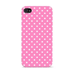 Pink Polka Dot IPhone Case 23 Pink Polka Dot IPhone Case -CaseCraze Store Pink Polka Dot Apple iPhone 4s Case