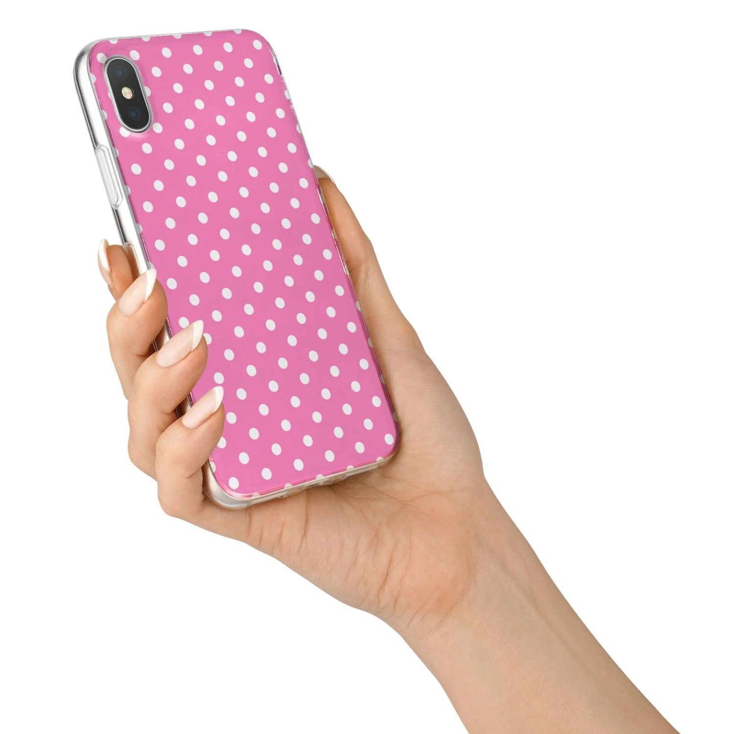 Pink Polka Dot IPhone Case 6 Pink Polka Dot IPhone Case - Image 6