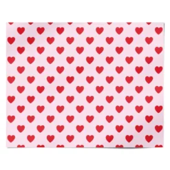 Pink And Red Heart Valentine Wrapping Paper -CaseCraze Store Pink and Red Heart Valentine Personalised Wrapping Paper Alternative