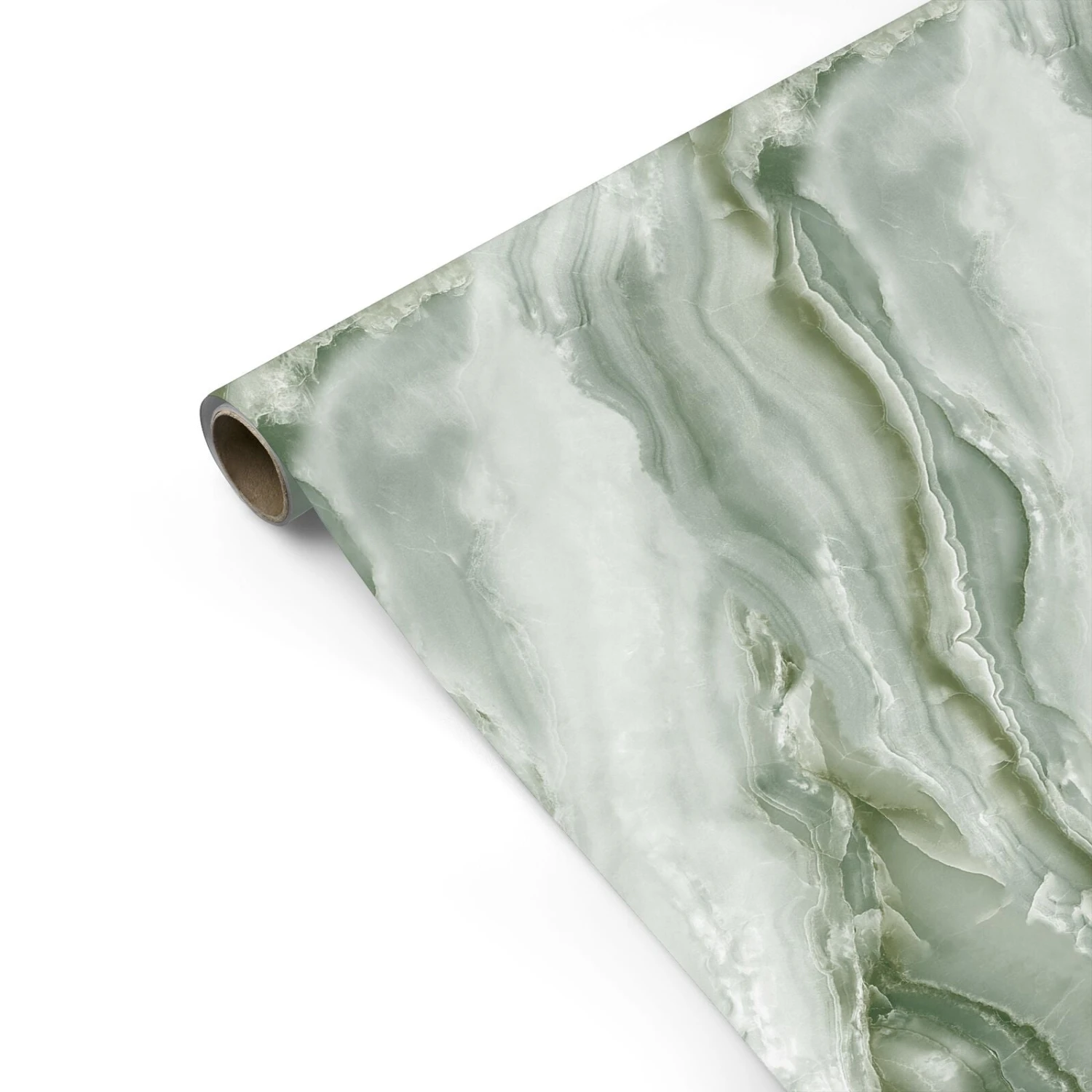 Pistachio Green Marble Wrapping Paper 2 Pistachio Green Marble Wrapping Paper - Image 2