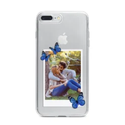 Polaroid Photo IPhone Case -CaseCraze Store Polaroid Photo iPhone 7 Plus Bumper Case on Silver iPhone