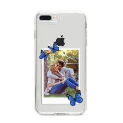 Polaroid Photo IPhone Case -CaseCraze Store Polaroid Photo iPhone 8 Plus Bumper Case on Silver iPhone