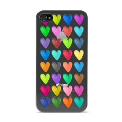 Polka Heart IPhone Case 23 Polka Heart IPhone Case -CaseCraze Store Polka Heart Apple iPhone 4s Case