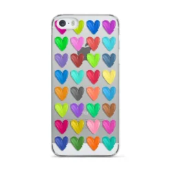 Polka Heart IPhone Case 22 Polka Heart IPhone Case -CaseCraze Store Polka Heart Apple iPhone 5 Case