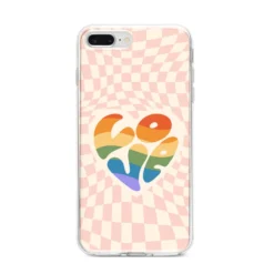 Pride IPhone Case -CaseCraze Store Pride iPhone 8 Plus Bumper Case on Silver iPhone