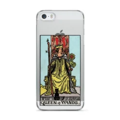 Queen Of Wands Tarot Card IPhone Case -CaseCraze Store Queen of Wands Tarot Card Apple iPhone 5 Case
