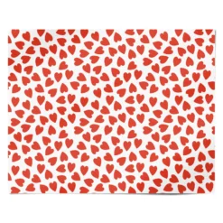 Red Love Heart Pattern Wrapping Paper 7 Red Love Heart Pattern Wrapping Paper -CaseCraze Store Red Love Heart Pattern Personalised Wrapping Paper Alternative