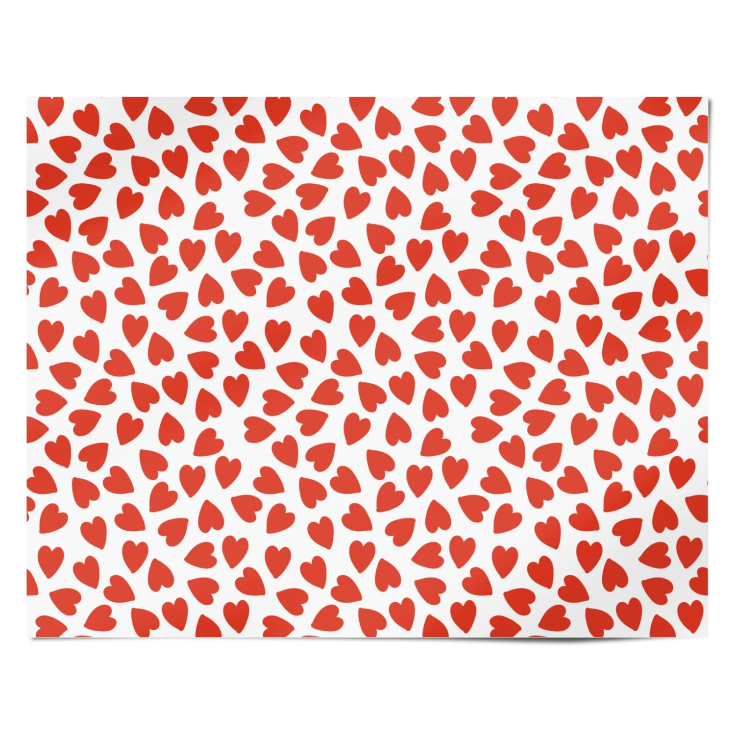 Red Love Heart Pattern Wrapping Paper 4 Red Love Heart Pattern Wrapping Paper - Image 4