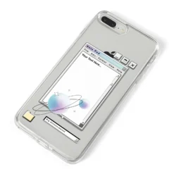 Retro Note Pad IPhone Case -CaseCraze Store Retro Note Pad iPhone 8 Plus Bumper Case on Silver iPhone Alternative Image