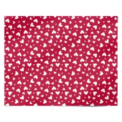 Romantic Red Heart Pattern Wrapping Paper -CaseCraze Store Romantic Red Heart Pattern Personalised Wrapping Paper Alternative