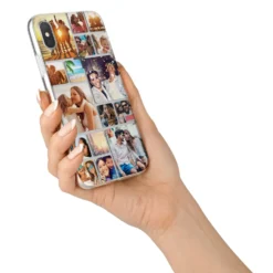 Round-Edged Photo Montage Upload IPhone Case -CaseCraze Store Round Edged Photo Montage Upload iPhone X Bumper Case on Silver iPhone Alternative Image 2