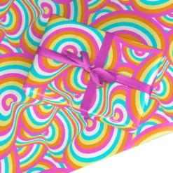 Seventies Abstract Wrapping Paper