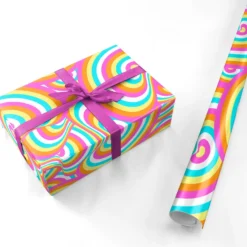 Seventies Abstract Wrapping Paper -CaseCraze Store Seventies Abstract Personalised Wrapping Paper