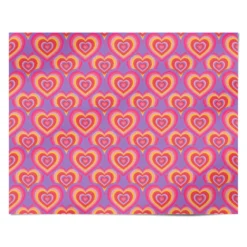Seventies Heart Wrapping Paper -CaseCraze Store Seventies Heart Personalised Wrapping Paper Alternative