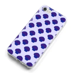 Shell Pattern IPhone Case -CaseCraze Store Shell Pattern iPhone 8 Bumper Case on Silver iPhone Alternative Image