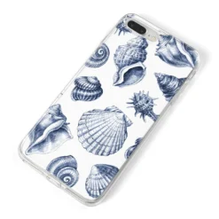 Shell IPhone Case 30 Shell IPhone Case -CaseCraze Store Shell iPhone 8 Plus Bumper Case on Silver iPhone Alternative Image