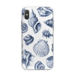 Shell IPhone Case 24 Shell IPhone Case -CaseCraze Store Shell iPhone X Bumper Case on Silver iPhone Alternative Image 1
