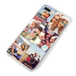Six Photo IPhone Case -CaseCraze Store Six Photo iPhone 8 Plus Bumper Case on Silver iPhone Alternative Image