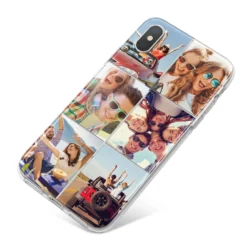 Six Photo IPhone Case -CaseCraze Store Six Photo iPhone X Bumper Case on Silver iPhone