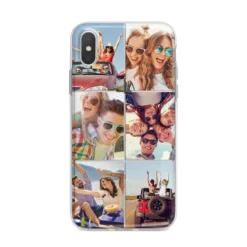 Six Photo IPhone Case -CaseCraze Store Six Photo iPhone X Bumper Case on Silver iPhone Alternative Image 1
