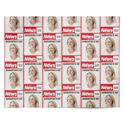 Spoof Newspaper Wrapping Paper -CaseCraze Store Spoof Newspaper Personalised Wrapping Paper Alternative