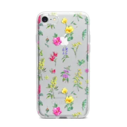 Sprigs Of Floral IPhone Case -CaseCraze Store Sprigs Of Floral iPhone 7 Bumper Case on Silver iPhone
