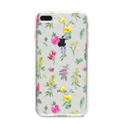 Sprigs Of Floral IPhone Case -CaseCraze Store Sprigs Of Floral iPhone 8 Plus Bumper Case on Silver iPhone