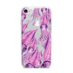 Squid IPhone Case -CaseCraze Store Squid iPhone 7 Bumper Case on Silver iPhone