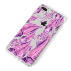 Squid IPhone Case -CaseCraze Store Squid iPhone 8 Plus Bumper Case on Silver iPhone Alternative Image