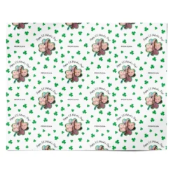 St Patricks Day Photo Upload Wrapping Paper -CaseCraze Store St Patricks Day Photo Upload Personalised Wrapping Paper Alternative