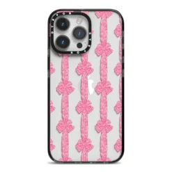 Striped Bow Pattern IPhone Case