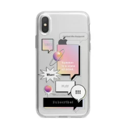 Summer Is A State Of Mind IPhone Case -CaseCraze Store Summer Is A State Of Mind iPhone X Bumper Case on Silver iPhone Alternative Image 1