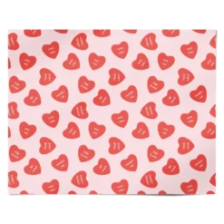 Sweetheart Message Hearts Wrapping Paper 7 Sweetheart Message Hearts Wrapping Paper -CaseCraze Store Sweetheart Message Hearts Valentines Day Personalised Wrapping Paper Alternative