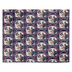 Tartan Christmas Photo Personalised Wrapping Paper -CaseCraze Store Tartan Christmas Photo Personalised Personalised Wrapping Paper Alternative