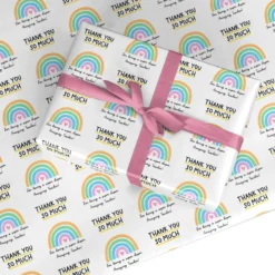 Teacher Thank You So Much Wrapping Paper