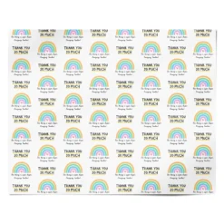 Teacher Thank You So Much Wrapping Paper -CaseCraze Store Teacher Thank You So Much Personalised Wrapping Paper Alternative