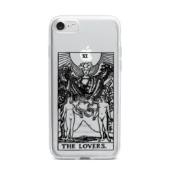 The Lovers Monochrome Tarot Card IPhone Case -CaseCraze Store The Lovers Monochrome Tarot Card iPhone 7 Bumper Case on Silver iPhone
