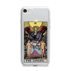 The Lovers Tarot Card IPhone Case -CaseCraze Store The Lovers Tarot Card iPhone 7 Bumper Case on Silver iPhone