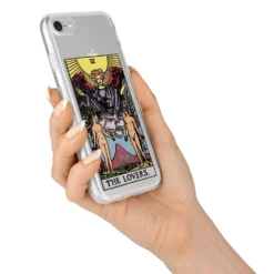 The Lovers Tarot Card IPhone Case -CaseCraze Store The Lovers Tarot Card iPhone 7 Bumper Case on Silver iPhone Alternative Image