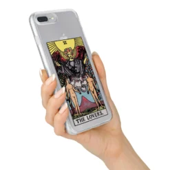 The Lovers Tarot Card IPhone Case -CaseCraze Store The Lovers Tarot Card iPhone 7 Plus Bumper Case on Silver iPhone Alternative Image