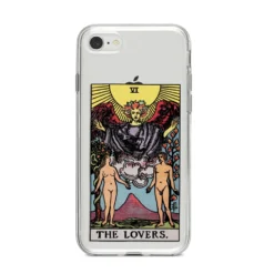 The Lovers Tarot Card IPhone Case -CaseCraze Store The Lovers Tarot Card iPhone 8 Bumper Case on Silver iPhone