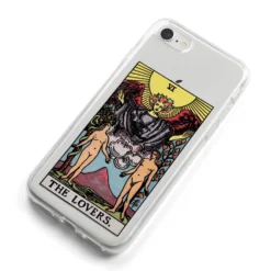 The Lovers Tarot Card IPhone Case -CaseCraze Store The Lovers Tarot Card iPhone 8 Bumper Case on Silver iPhone Alternative Image