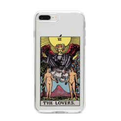The Lovers Tarot Card IPhone Case -CaseCraze Store The Lovers Tarot Card iPhone 8 Plus Bumper Case on Silver iPhone