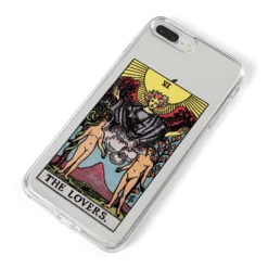 The Lovers Tarot Card IPhone Case -CaseCraze Store The Lovers Tarot Card iPhone 8 Plus Bumper Case on Silver iPhone Alternative Image